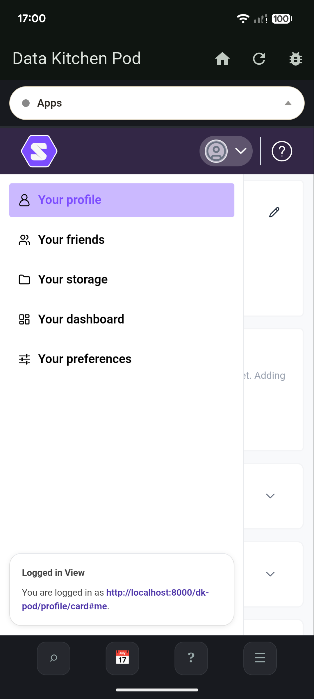Screenshot of Data Kitchen